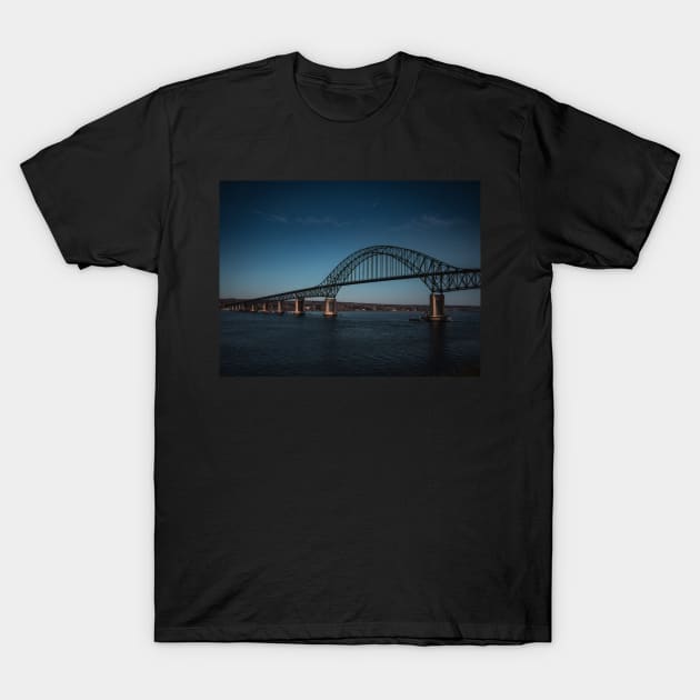 Centennial Bridge in Miramichi, New Brunswick V2 T-Shirt by Family journey with God